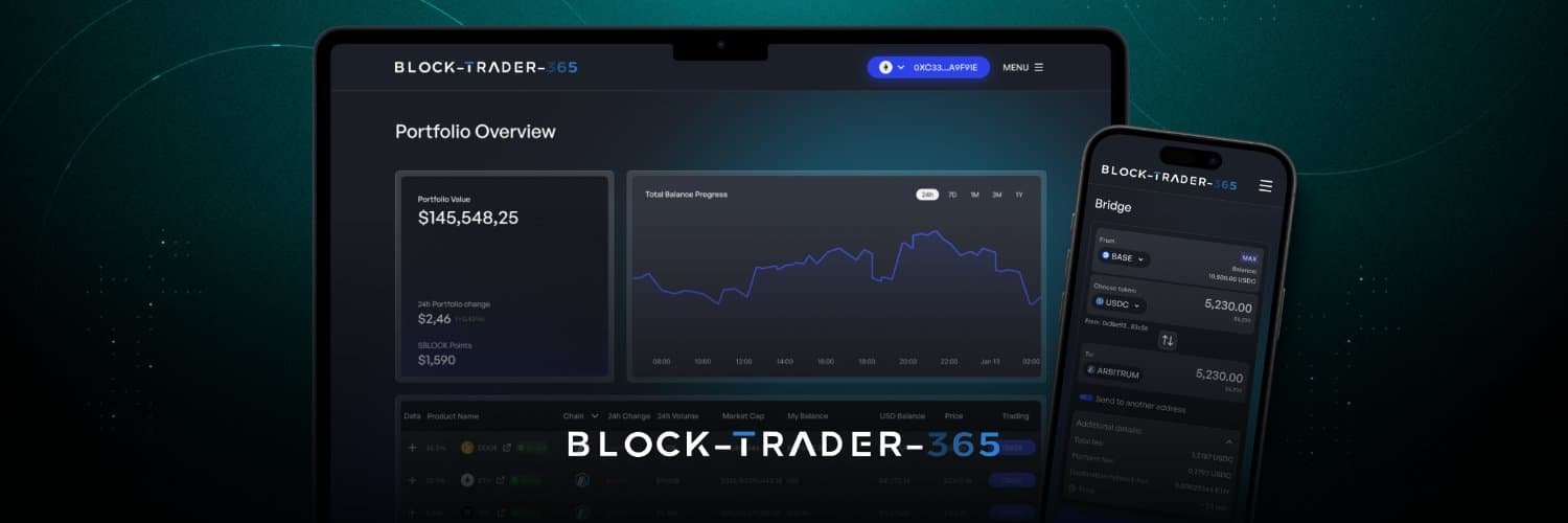 BlockTrader365 banner